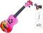 Sopraninė ukulelė Mahalo Hibiscus Standard SET Hibiscus Red Burst Sopraninė ukulelė