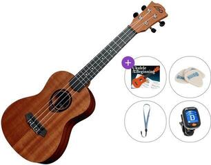 Konserttiukulele LAG TKU-8C Tiki Uku Standard SET Natural Konserttiukulele