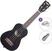 Sopran ukulele Kala KA-15S Basic SET Black Sopran ukulele