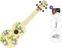 Sopran Ukulele Pasadena WU-21F3-WH Standard SET Floral Sopran Ukulele