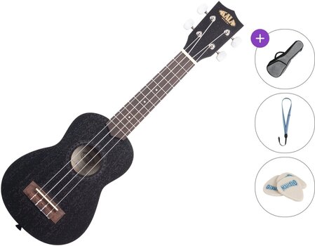 Sopran ukulele Kala KA-15S Standard SET Black Sopran ukulele - 1