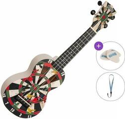 Сопрано укулеле Mahalo MA1DR Art Series Basic SET Дартс Сопрано укулеле