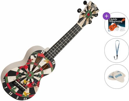 Soprano Ukulele Mahalo MA1DR Art Series Standard SET Darts Soprano Ukulele - 1