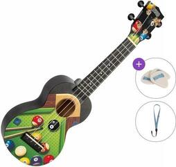 Soprano Ukulele Mahalo MA1PL Art Series Basic SET Pool Soprano Ukulele