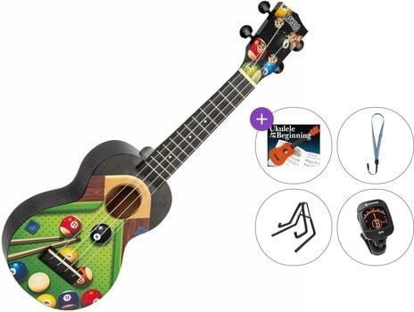 Ukulele soprano Mahalo MA1PL Art Series Premium SET Pool Ukulele soprano - 1
