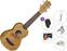 Soprano Ukulele Luna UKE BAMBOO S Premium SET Natural Soprano Ukulele