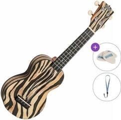 Ukulele soprano Mahalo MA1ZE Art II Series Basic SET Zebra Ukulele soprano