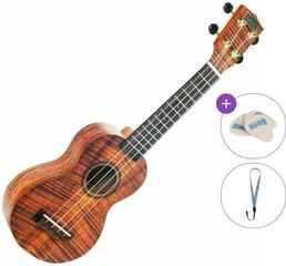 Сопрано укулеле Mahalo MA1KA Artist Elite Series Basic SET Photo Flame Koa Сопрано укулеле
