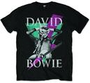 David Bowie Tricou Thunder Unisex Black L