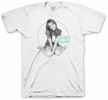 T-Shirt Britney Spears T-Shirt Classic Circle Unisex White L - 1