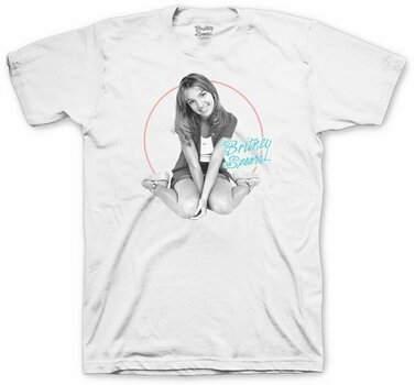 T-shirt Britney Spears T-shirt Classic Circle Blanc XL - 1