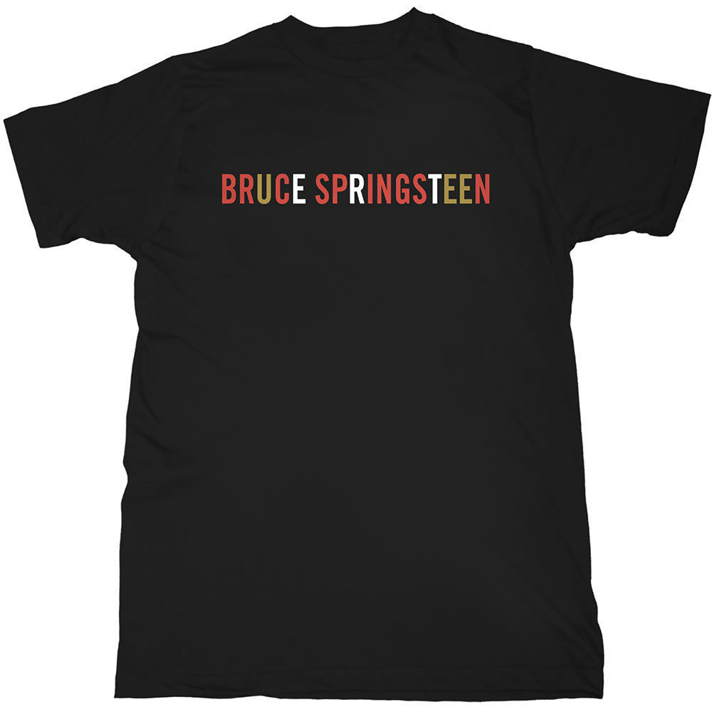 Skjorta Bruce Springsteen Skjorta Logo Unisex Svart M