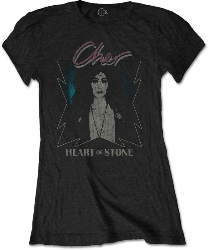 Tričko Cher Tričko Heart of Stone Černá L
