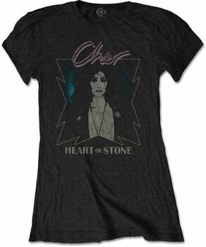 Camiseta de manga corta Cher Camiseta de manga corta Heart of Stone Negro L - 1