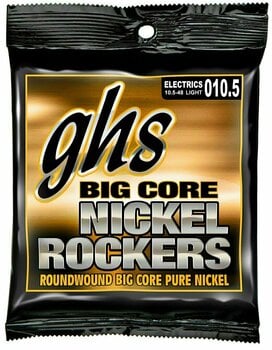 Struny do gitary elektrycznej GHS Big Core Nickel Rockers 10,5-48 - 1
