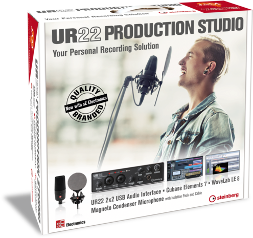 USB-audio-interface - geluidskaart Steinberg UR22 Production Studio