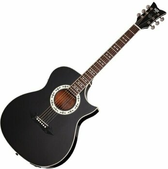 Electro-acoustic guitar Schecter SGR SA-1 Gloss Black - 1