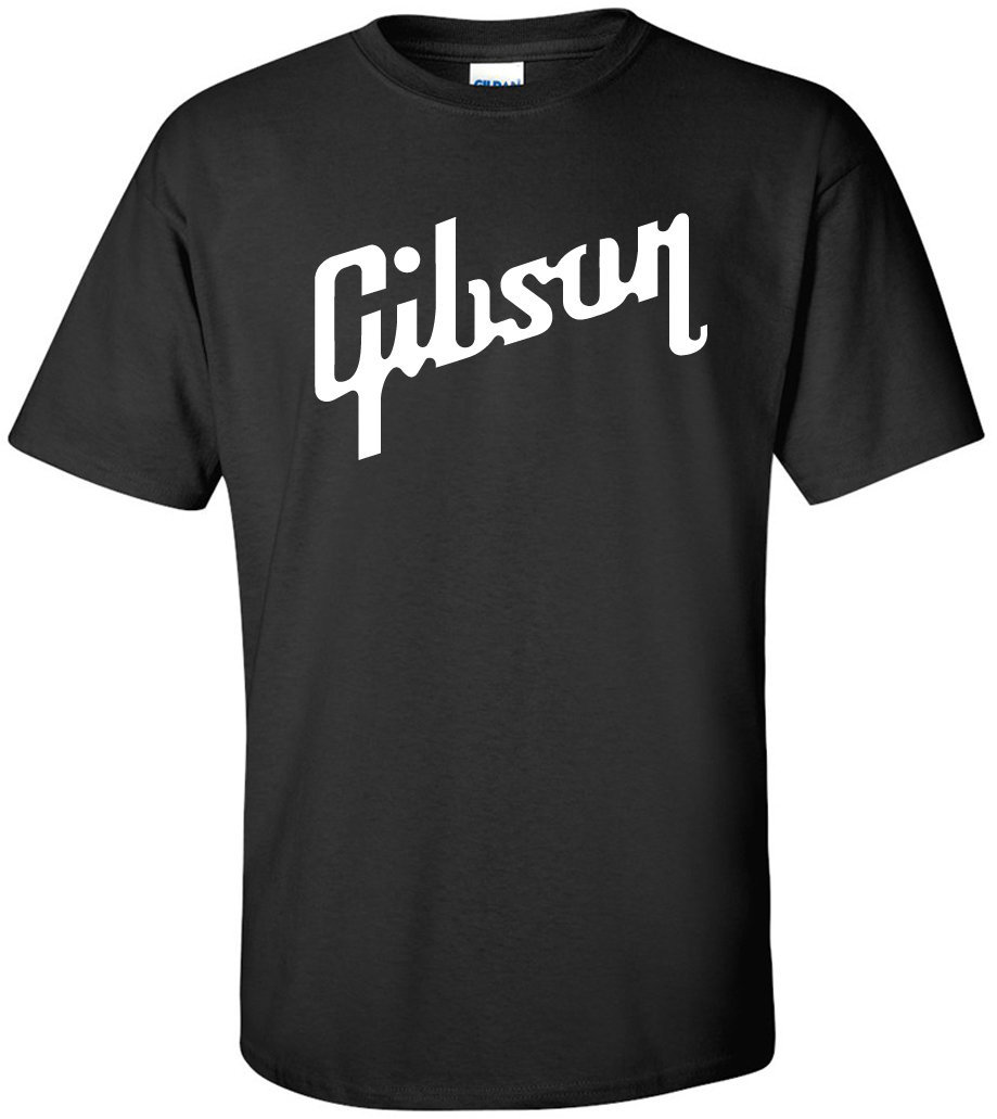 T-Shirt Gibson T-Shirt Logo Schwarz L