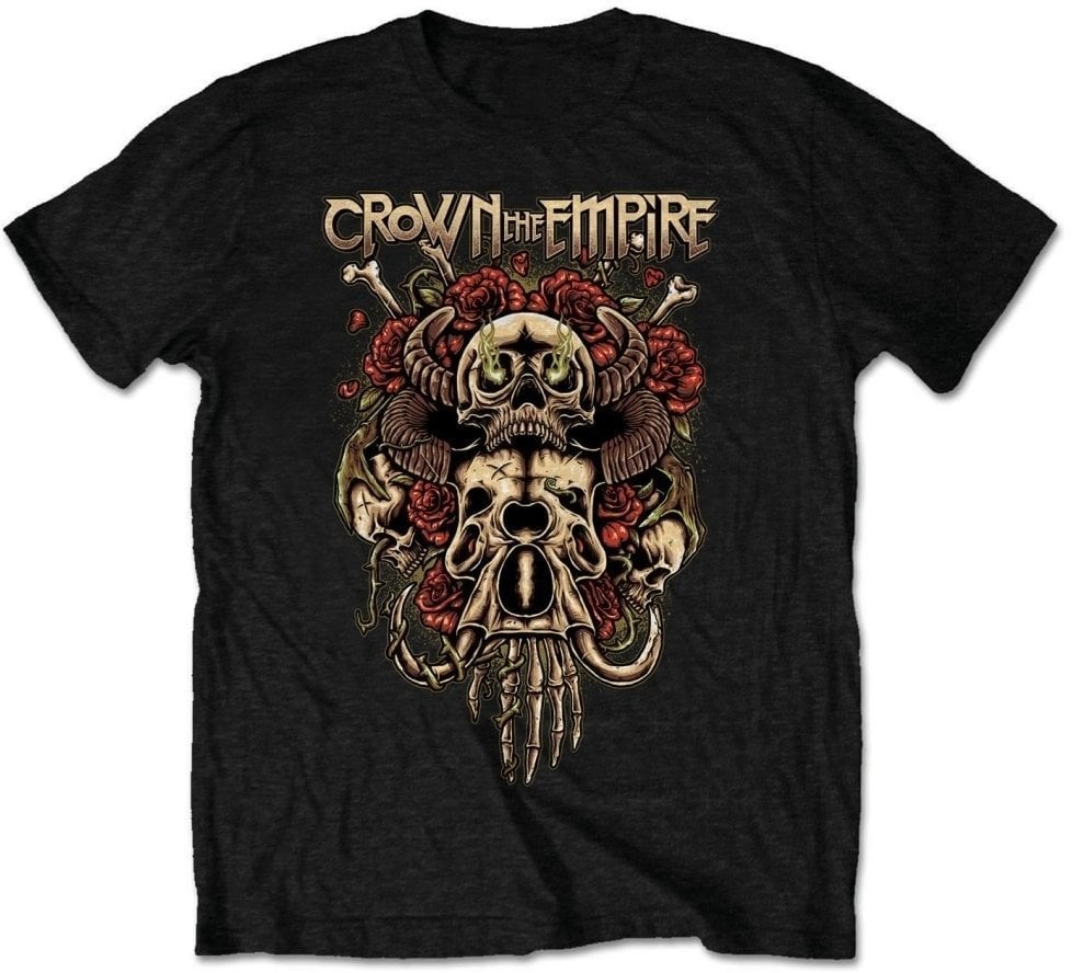T-shirt Crown The Empire T-shirt SacrifIce Unisex Noir XL
