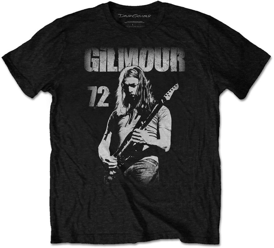 T-Shirt David Gilmour T-Shirt 72 Unisex Black XL
