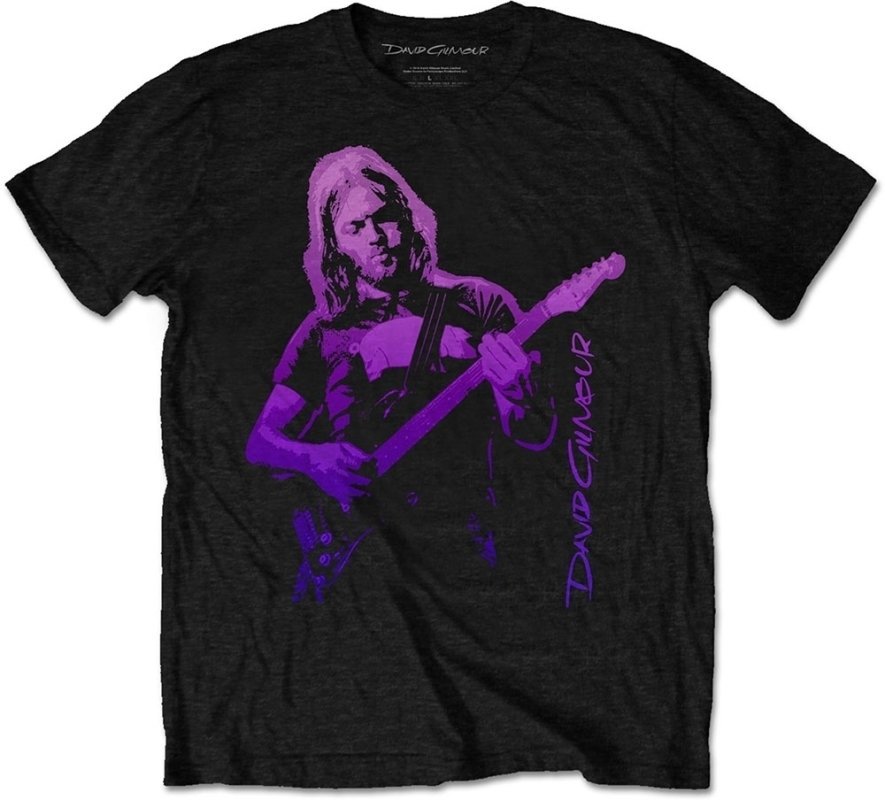 T-Shirt David Gilmour T-Shirt Pig Gradient Unisex Schwarz M