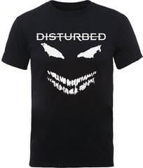 T-shirt Disturbed Scary Face Candle Black M T-shirt