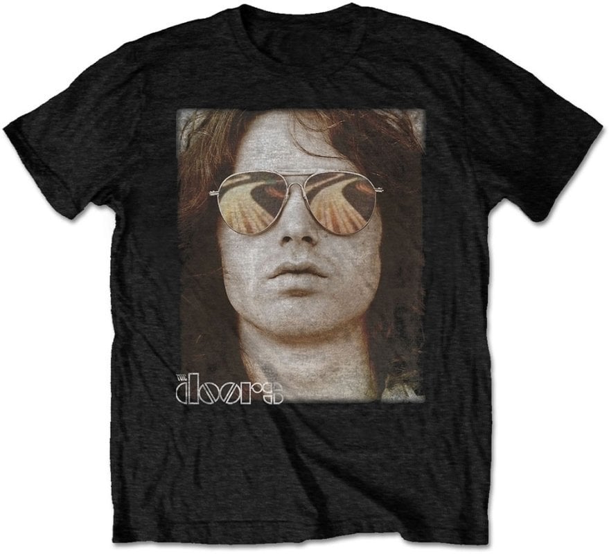 Skjorte The Doors Skjorte Jim Face Black S