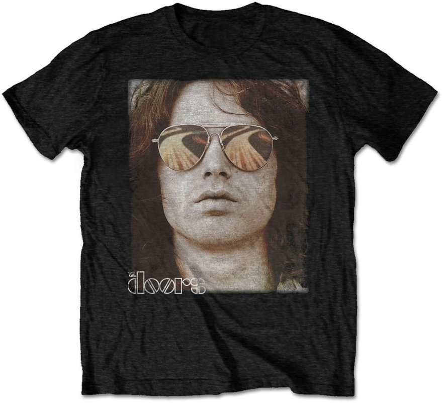 Skjorte The Doors Skjorte Jim Face Black XL