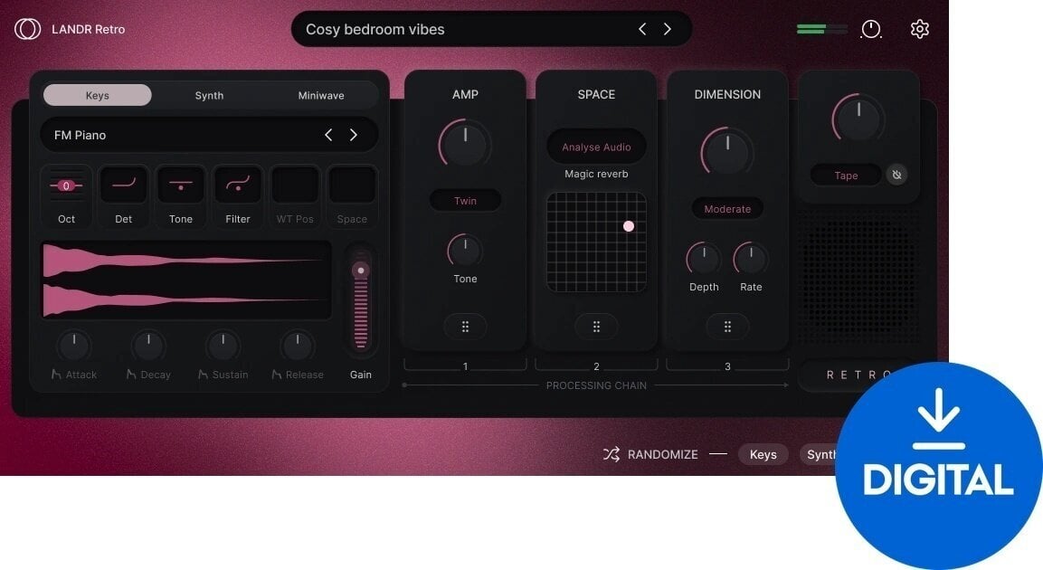 VST Instrument LANDR Retro (Digital product)