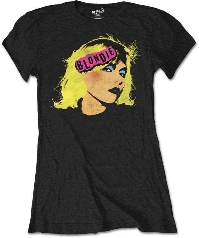 T-shirt Blondie T-shirt Punk Logo Noir S