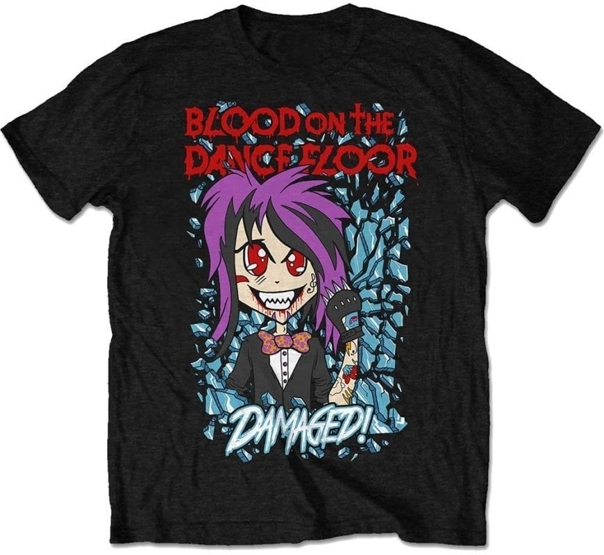 Camiseta de manga corta Blood On The Dance Floor Camiseta de manga corta Damaged Black XL