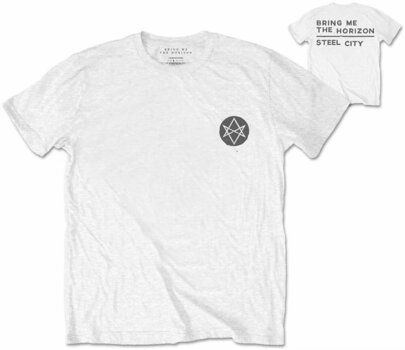 Camiseta de manga corta Bring Me The Horizon Camiseta de manga corta Distorted Blanco L - 1