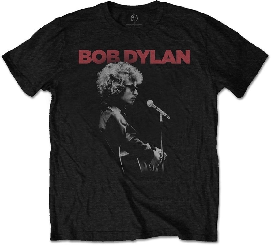 T-Shirt Bob Dylan T-Shirt Unisex Sound Check Unisex Black 3XL