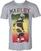 T-Shirt Bob Marley T-Shirt Football Text Grau L