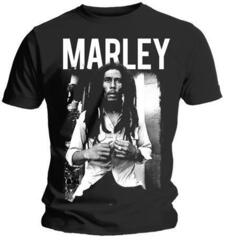 Maglietta Bob Marley Maglietta Logo Unisex Black/White L