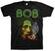 T-Shirt Bob Marley T-Shirt Smoking Da Erb Unisex Black L
