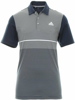 Koszulka Polo Adidas Ultimate365 Color Block Mens Polo Shirt Collegiate Navy/Grey Two S - 1