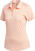 Poloshirt Adidas Ultimate365 Womens Polo Shirt Glow Pink XL