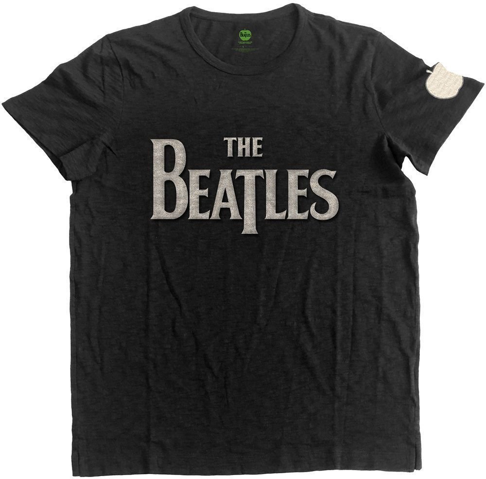Skjorte The Beatles Skjorte Drop T Logo Unisex Sort M