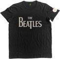 The Beatles Drop T Logo App Slub Black M T-särk