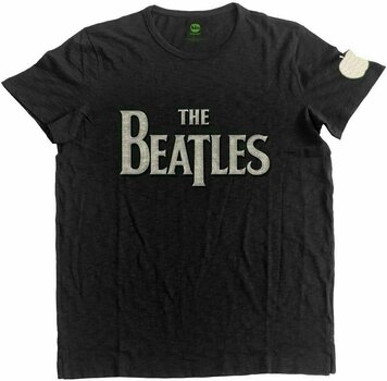 Skjorte The Beatles Skjorte Drop T Logo Sort S - 1