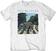 Shirt The Beatles Shirt Abbey Road & Logo White 2XL