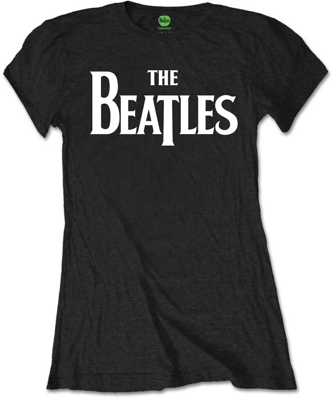 Skjorte The Beatles Skjorte Drop T Logo Black (Retail Pack) Black XL