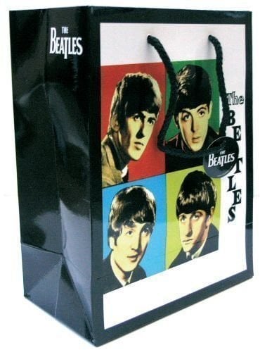Plastic tas The Beatles Early Years Black/Multi