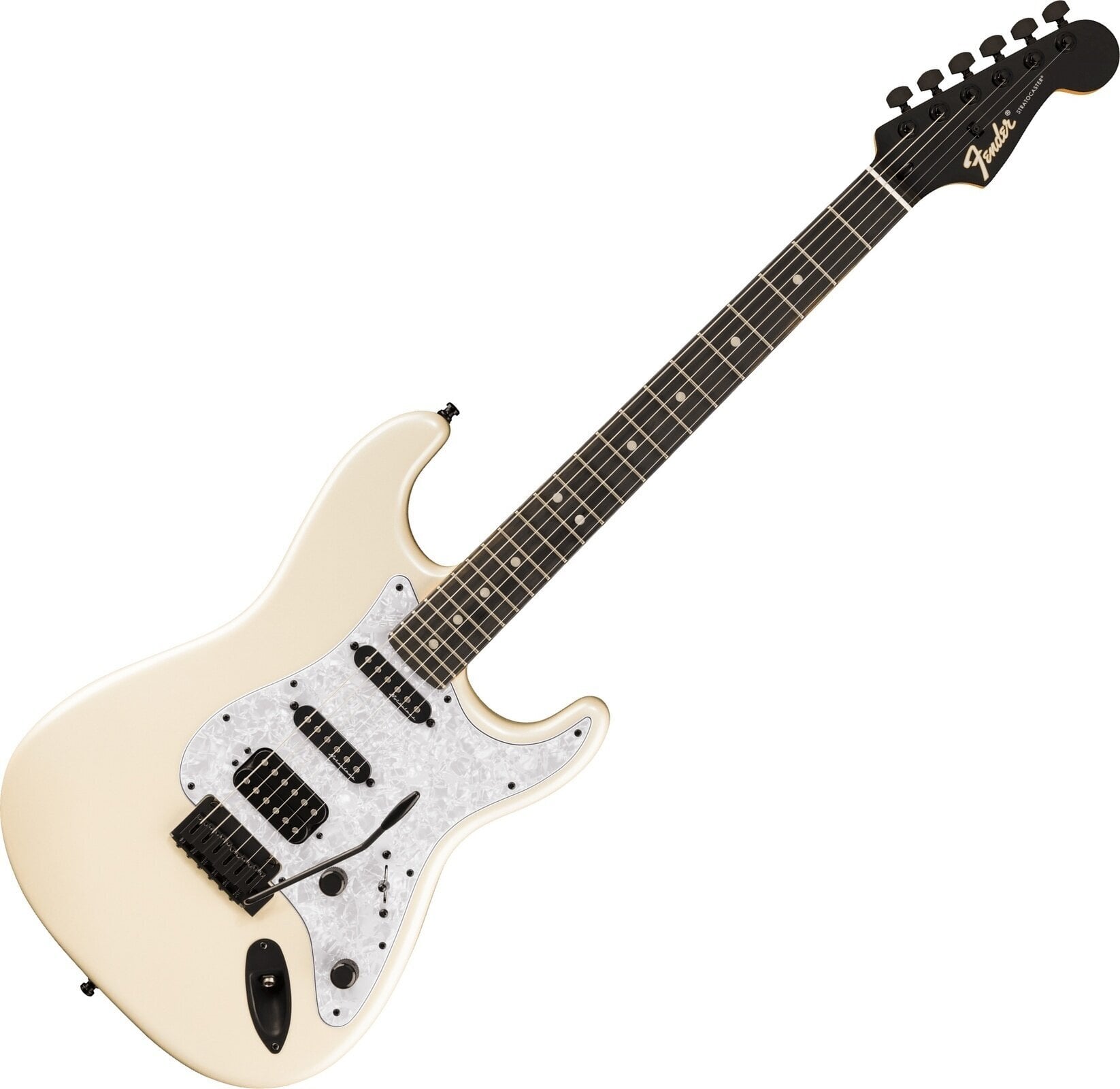 Electric guitar Fender Player Fusion Stratocaster HSS EB Olympic Pearl Electric guitar