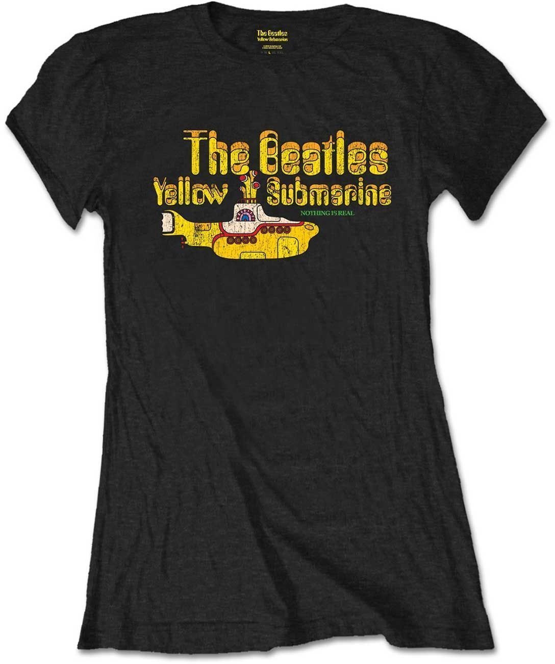 Maglietta The Beatles Maglietta Nothing is Real Black XL