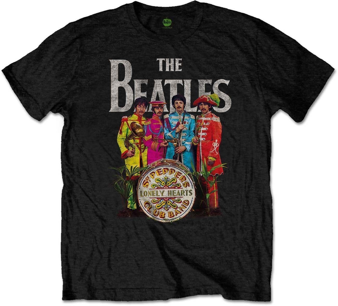 Skjorte The Beatles Skjorte Unisex Sgt Pepper (Retail Pack) Black L
