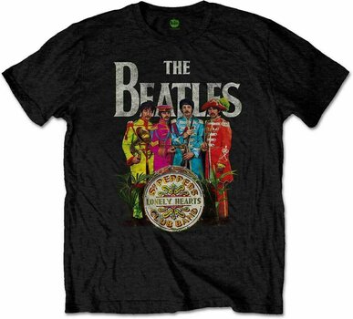 T-shirt The Beatles T-shirt Unisex Sgt Pepper (Retail Pack) Preto XL - 1