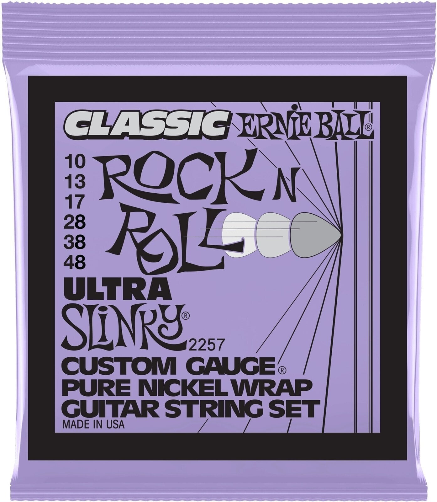 Χορδές για Ηλεκτρική Κιθάρα Ernie Ball 2257 Ultra Slinky Classic Rock n Roll Χορδές για Ηλεκτρική Κιθάρα