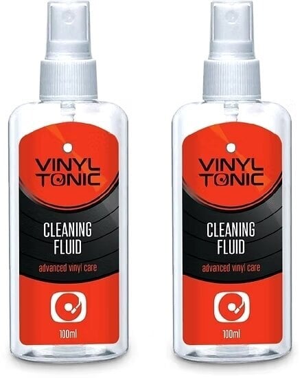 Agents de nettoyage pour disques LP Vinyl Tonic Vinyl Cleaning Fluid 2 pcs Solution de nettoyage 100 ml